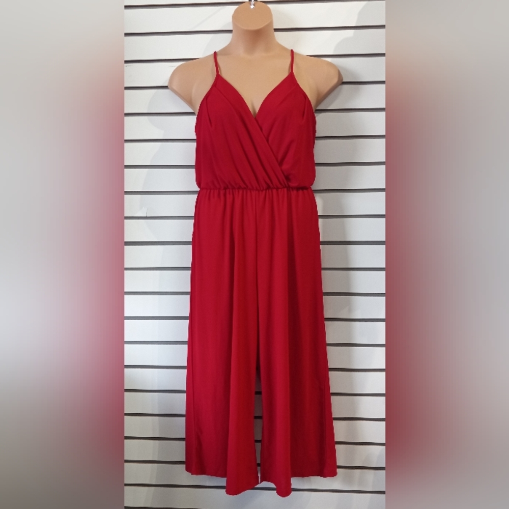 Amazing Gilli Crop Jumpsuit Women's Size Large